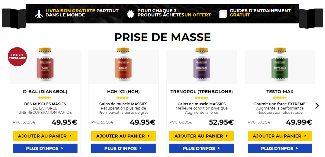 testostérone homme achat Max-One 10 mg