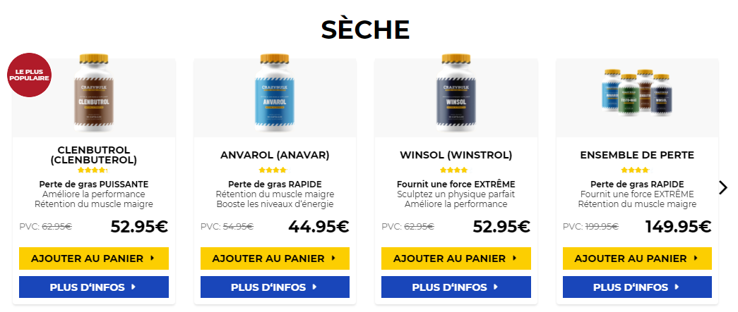 achat steroide paris Oxandro 10 mg